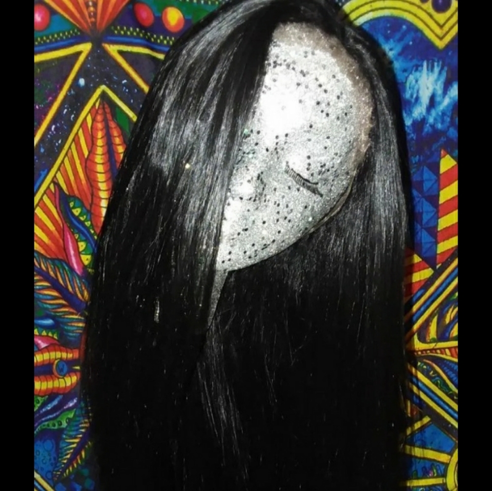 DEEP BROWN HUMAN HAIR BLEND LACE FRONT WIG